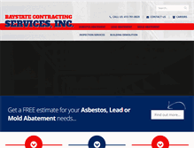 Tablet Screenshot of baystatecontracting.com